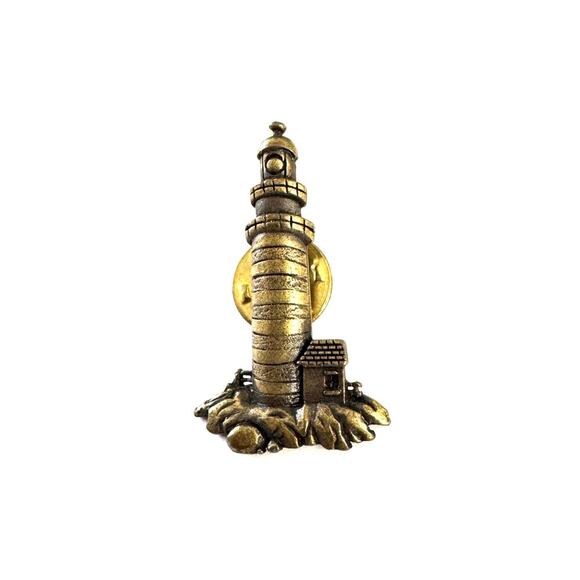 JJ Jonette Pin Lighthouse Pin (Jonette Jewelry Company), Vintage - Picture 1 of 5